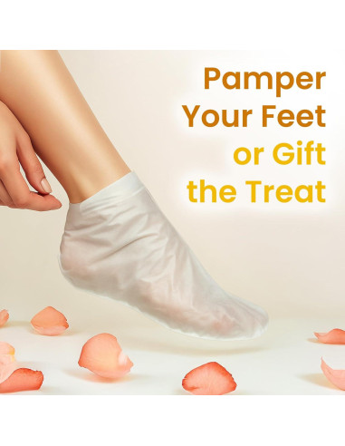 Mascarilla Hidratante para Pies Bloomora - 6 Pares con Karité