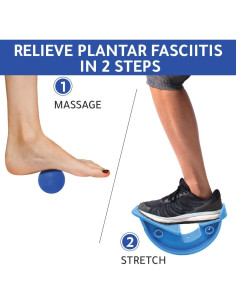 Rocker de Pie Lumia Wellness con Bola de Masaje - Estirador de Pantorrilla 2