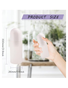 8 Botellas de Desodorante Roll On 50ml BOSMIOW Recargables 2