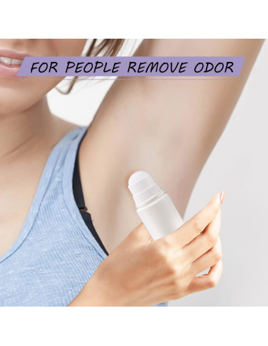 8 Botellas de Desodorante Roll On 50ml BOSMIOW Recargables