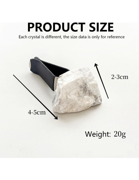 Clips de Ventilación para Auto Jiege - Cristales Naturales