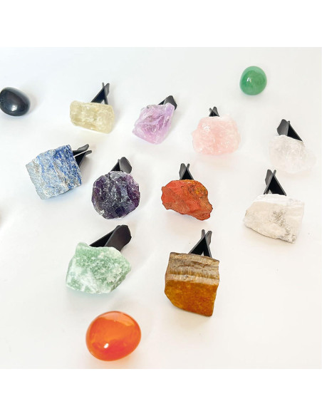 Clips de Ventilación para Auto Jiege - Cristales Naturales