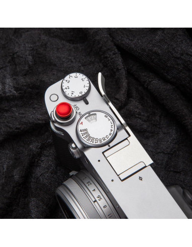 Empuñadura de mano DBZZ para Fujifilm X100V/X100VI - Aluminio Plata