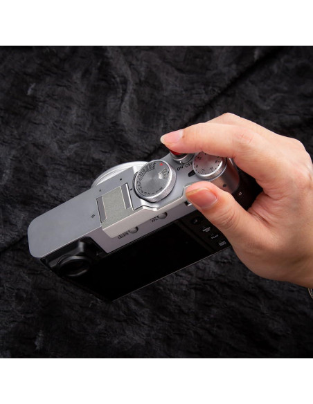 Empuñadura de mano DBZZ para Fujifilm X100V/X100VI - Aluminio Plata