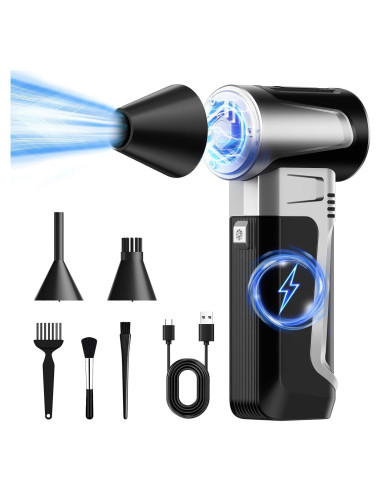 Soplador de Aire Comprimido HOTPEAK TF01 Recargable 180000 RPM