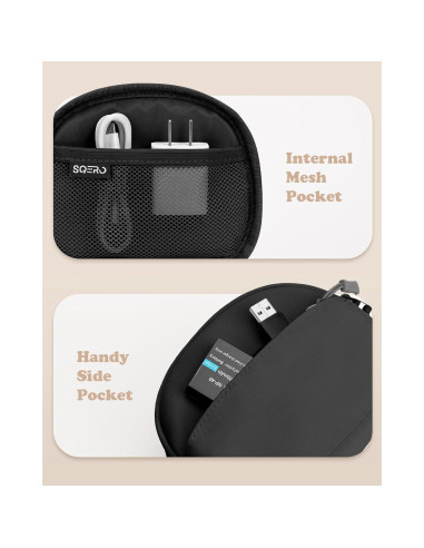 Funda suave para cámara digital 4K SQERO con bolsillo malla
