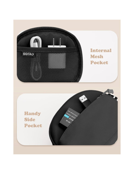Funda suave para cámara digital 4K SQERO con bolsillo malla
