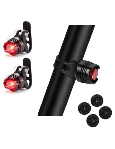 Luz Trasera de Bicicleta LED Constefire RZJ-2BL-BR 2 Piezas