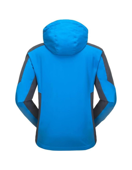 Chaqueta de lluvia impermeable mujer S8898W azul X-Large