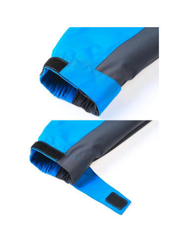 Chaqueta de lluvia impermeable mujer S8898W azul X-Large