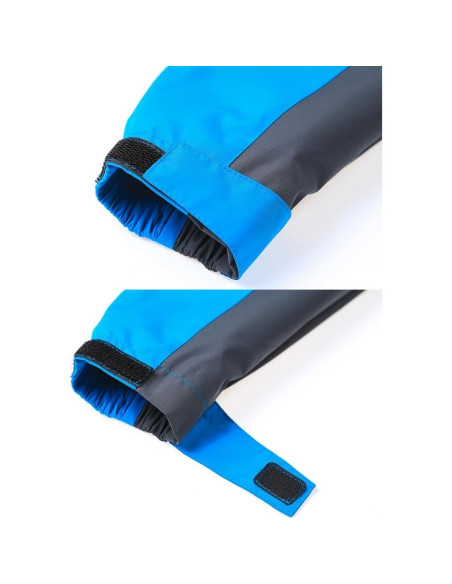 Chaqueta de lluvia impermeable mujer S8898W azul X-Large