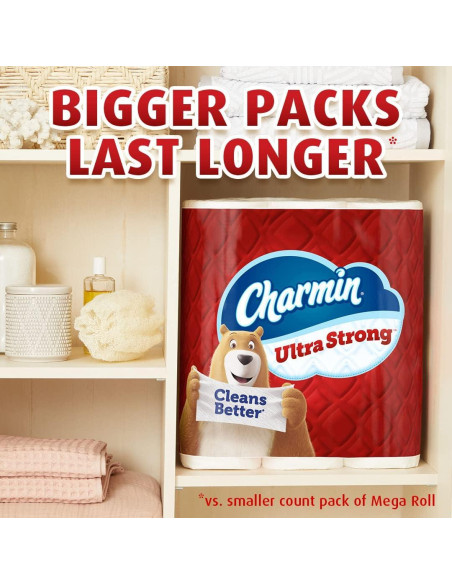 Papel Higiénico Charmin Ultra Strong 12 Mega Rollos 242 Hojas