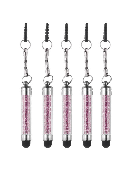 Bolígrafos Stylus MECCANIXITY 5pcs Capacitivo Púrpura
