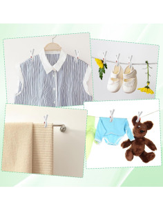 Set de 6 Clips para Toallas de Playa Nogeqi - 9.7 cm - Colores Vivos 2