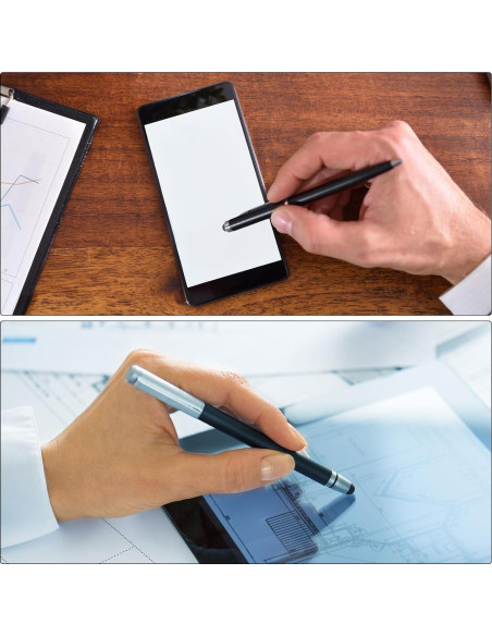 Bolígrafos Stylus MECCANIXITY 5pcs Capacitivo Púrpura