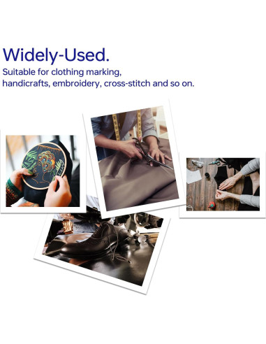 Bolígrafo de Tela Borrable Dinggaogao 5 Colores 20 Recargas