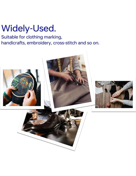 Bolígrafo de Tela Borrable Dinggaogao 5 Colores 20 Recargas