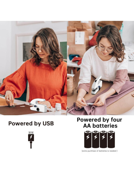 Máquina de Coser Portátil T-100 con Accesorios y Caja