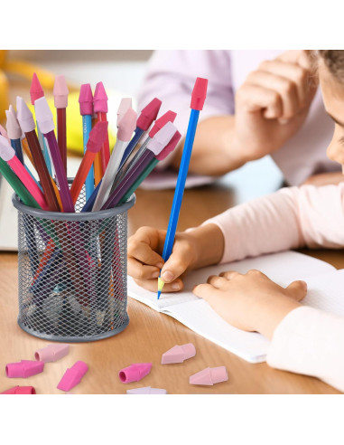 240 Gomas de Borrar para Lápiz Dunzoom Rosa - Accesorios Escolares