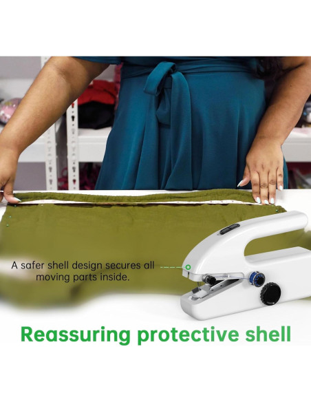 Máquina de Coser Portátil T-100 con Accesorios y Caja