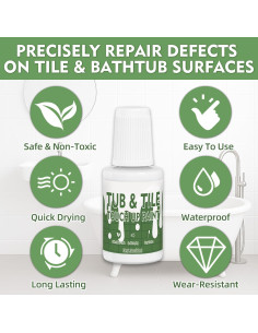 Pintura Acrílica para Baños y Azulejos AstraVox 1.5 Oz Blanca 2