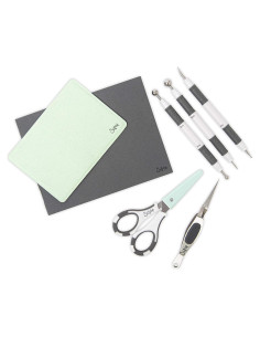 Kit de Esculpido en Papel Sizzix 10 Piezas Floral Gris