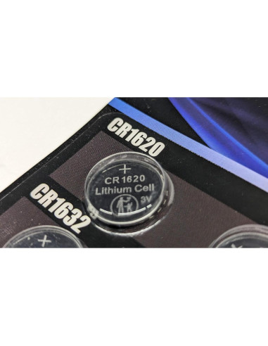 25 Pzs Baterías de Botón Litio 3V Milestock CR1620 CR1632 CR2025 CR2032 CR2450