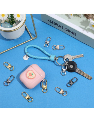 Gancho Giratorio de Llavero CRASPIRE 36Pcs 4 Colores 33mm