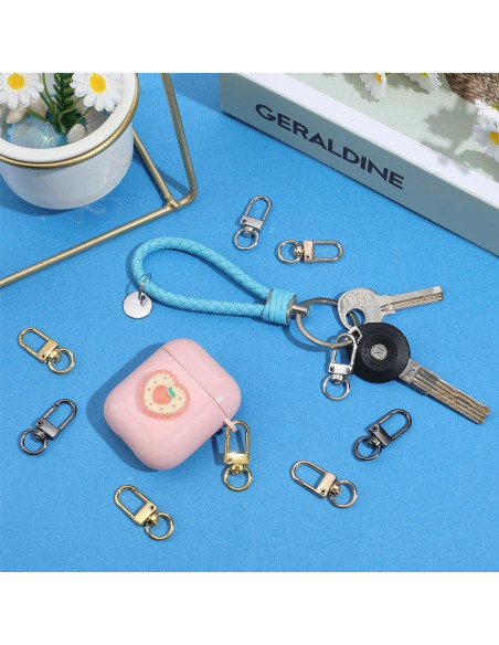 Gancho Giratorio de Llavero CRASPIRE 36Pcs 4 Colores 33mm