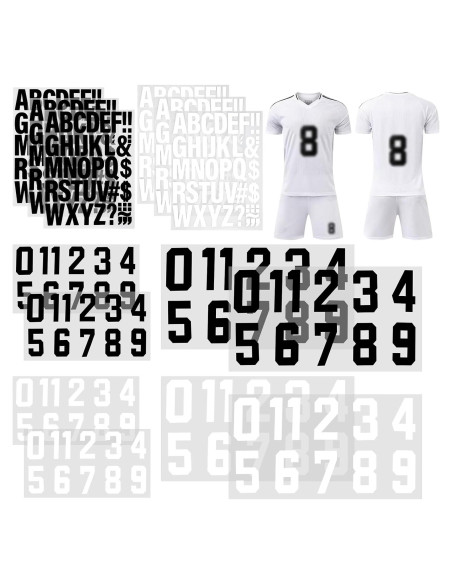 358 Piezas Letras y Números Termoadhesivos WAYASDCU