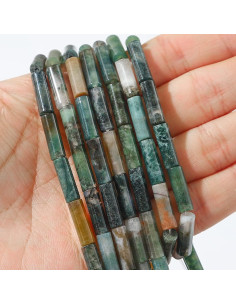 Cuentas de ágata india natural Beadia 13x4mm 30 piezas 2