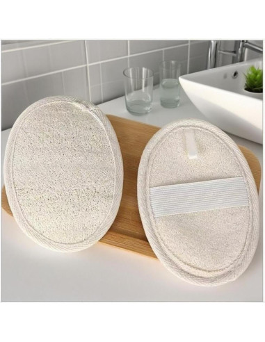 Paquete de 3 Esponjas de Lufa Natural Sriomny Exfoliantes