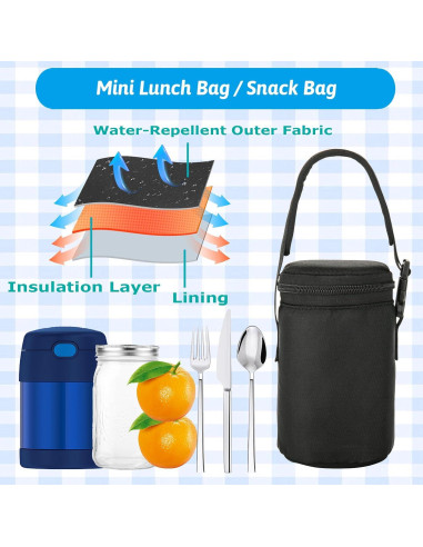 Bolsa de Almuerzo Mini Cosmos para Tarros de Comida 0.28L