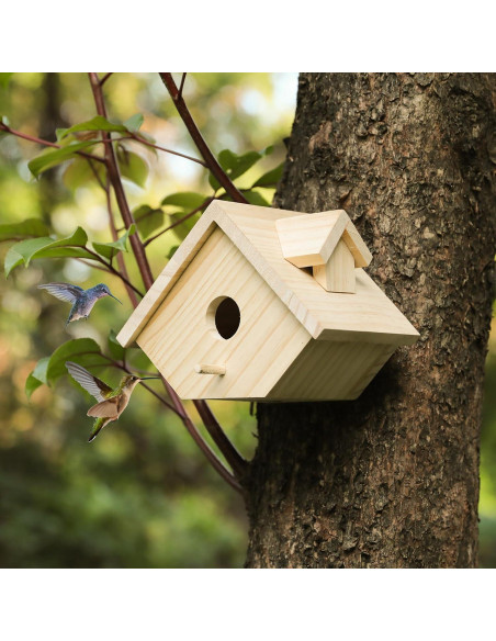 Casa para Aves de Madera YY-1 para Exterior 21x13x16 cm