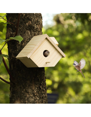 Casa para Aves de Madera YY-1 para Exterior 21x13x16 cm
