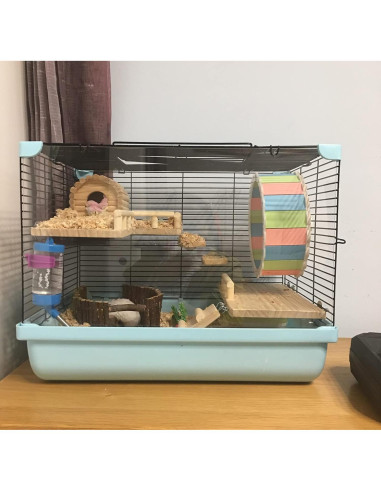 Plataforma de Madera para Mascotas CAREUPET con Escalera