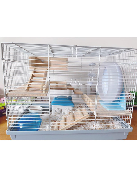 Plataforma de Madera para Mascotas CAREUPET con Escalera