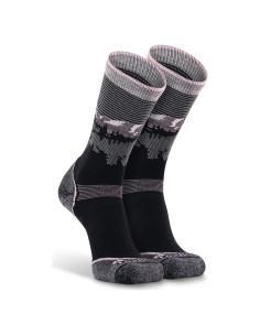 Calcetín de Senderismo Ligero Fox River para Mujer - Negro