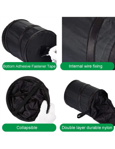 Bolsa de Basura para Auto Boao Plegable Resistente al Agua 20x15cm