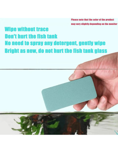 Paquete de 3 herramientas de limpieza para acuarios Zoewan