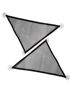 Hamaca para Reptiles Zhuohai 2 Pcs Malla Transpirable Negra