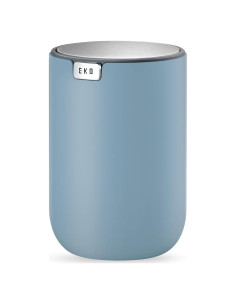 Basurero de Escritorio EKO Mini 12x12 cm Azul Tapa Basculante