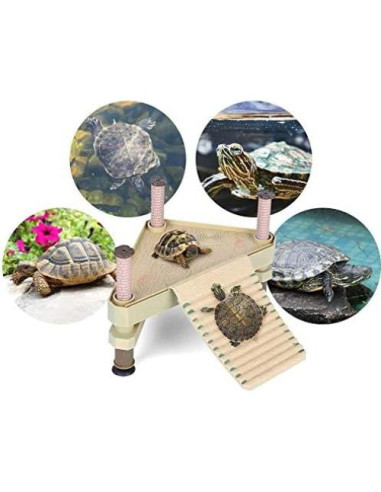 Plataforma Flotante para Tortugas Aramox 21 x 18.5 x 15 cm