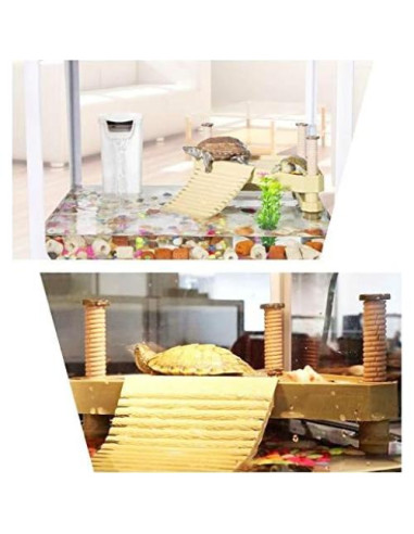 Plataforma Flotante para Tortugas Aramox 21 x 18.5 x 15 cm