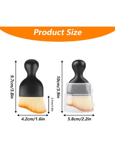 6 Cepillos de Limpieza Interior para Automóvil HexinYigjly 2