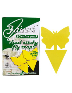 Trampas Adhesivas Amarillas Faicuk para Plantas - 20 Unidades