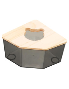 Baño para Hámster y Gerbil Toddmomy 15x15cm Acrílico