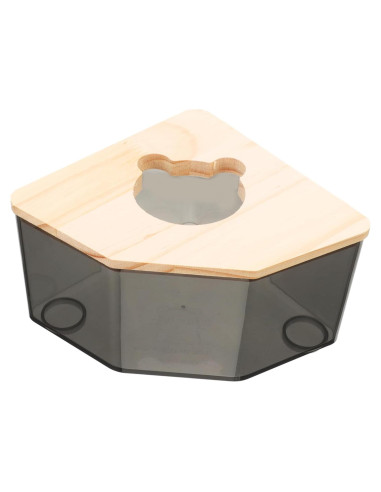 Baño para Hámster y Gerbil Toddmomy 15x15cm Acrílico