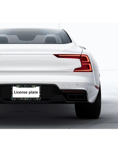 Marco de Placa de Licencia Aluminio GODARM 30.9x16 cm Bosque de Helechos