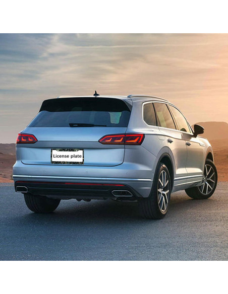 Marco de Placa de Licencia Aluminio GODARM 30.9x16 cm Bosque de Helechos